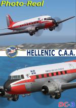 FSXA Douglas DC-3B Hellenic C.A.A Photoreal Package